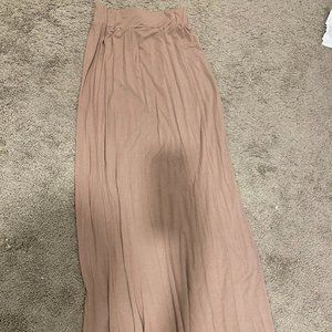 Olivaceous Long Maxi Skirt